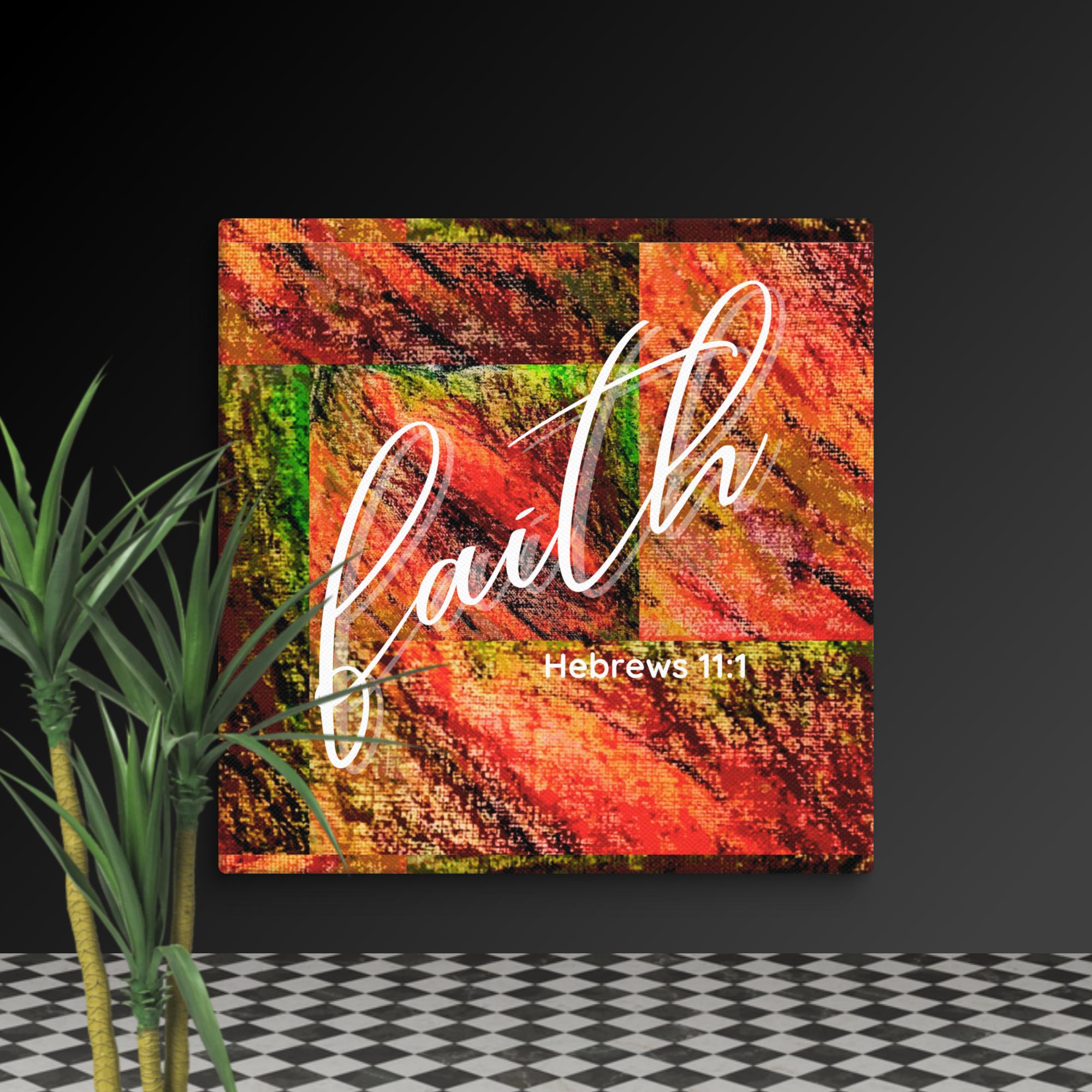 ZayinArt Word of God Hebrews 11:1 - Canvas - Image 9