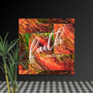 ZayinArt Word of God Hebrews 11:1 - Canvas - Image 7