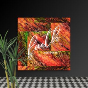 ZayinArt Word of God Hebrews 11:1 - Canvas - Image 6