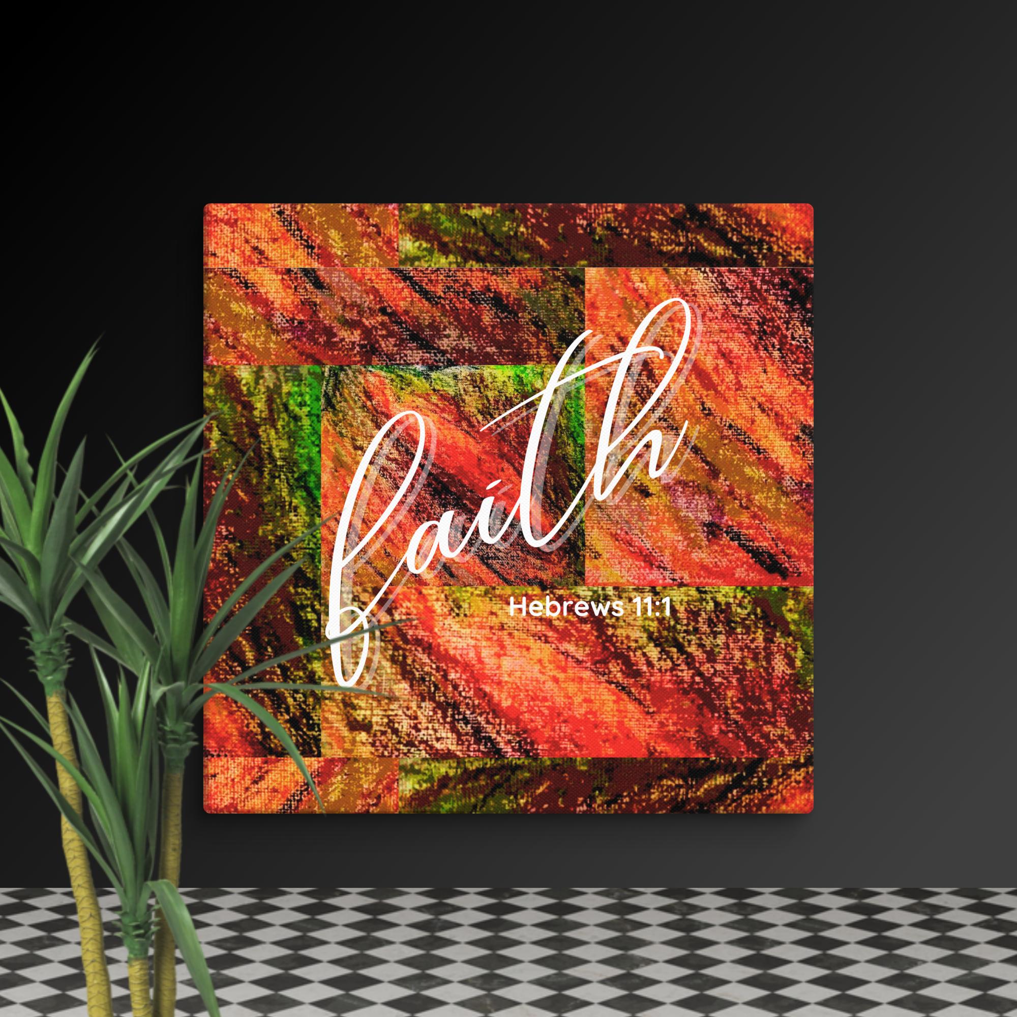 ZayinArt Word of God Hebrews 11:1 - Canvas - Image 5