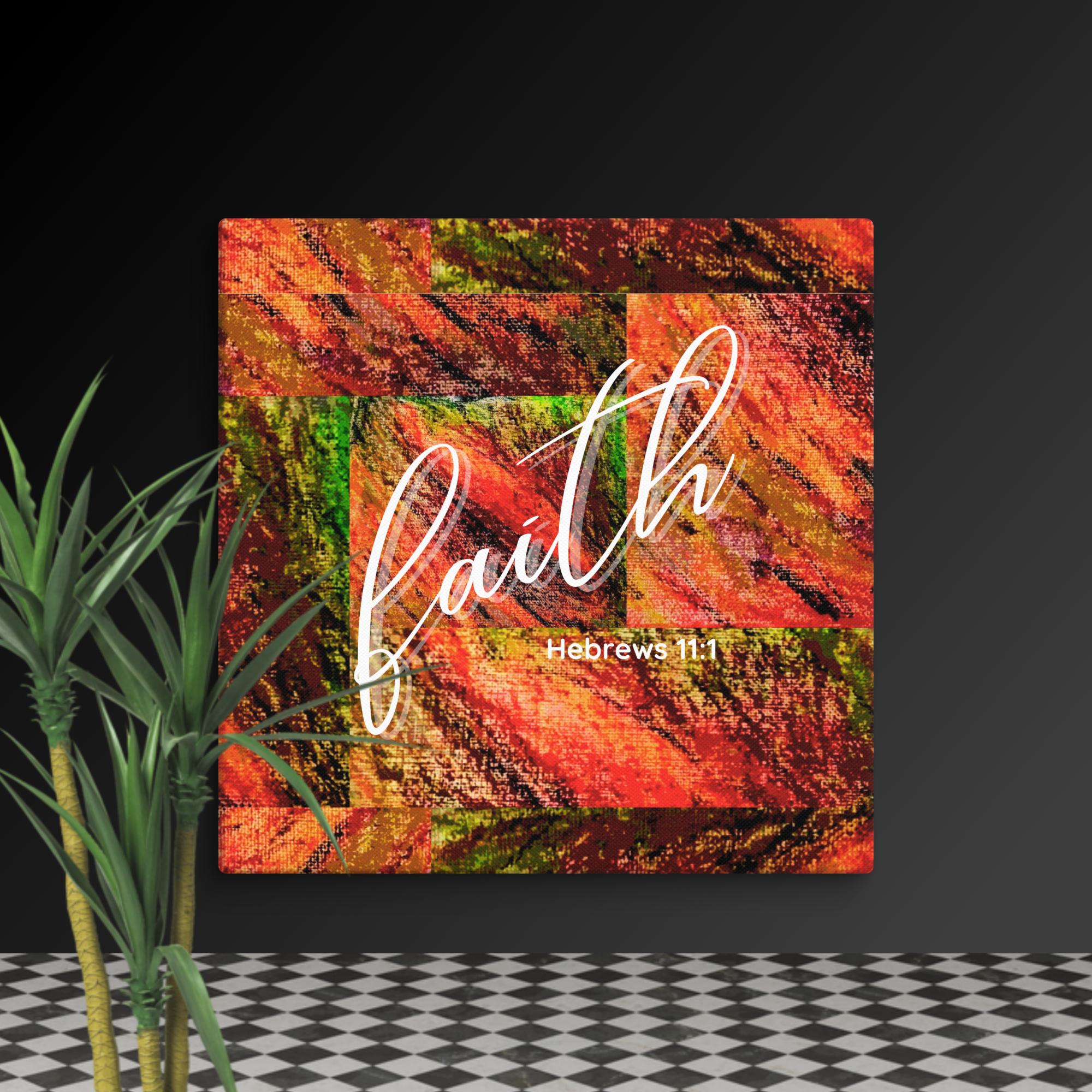 ZayinArt Word of God Hebrews 11:1 - Canvas - Image 4