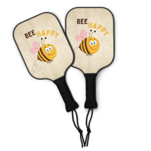 TLC Gifts Bee Happy Pickleball paddle set