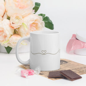 TLC Love - White glossy mug - Image 2