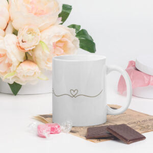 TLC Love - White glossy mug - Image 3