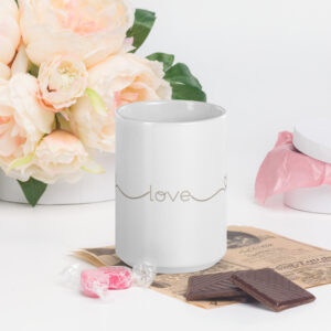 TLC Love - White glossy mug - Image 6