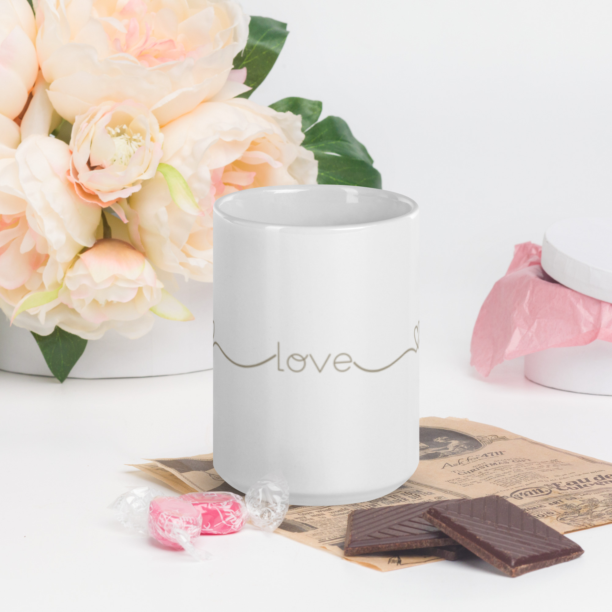 TLC Love - White glossy mug - Image 6