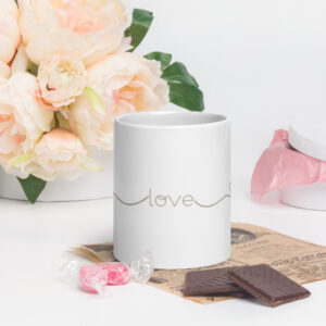 TLC Love - White glossy mug - Image 9