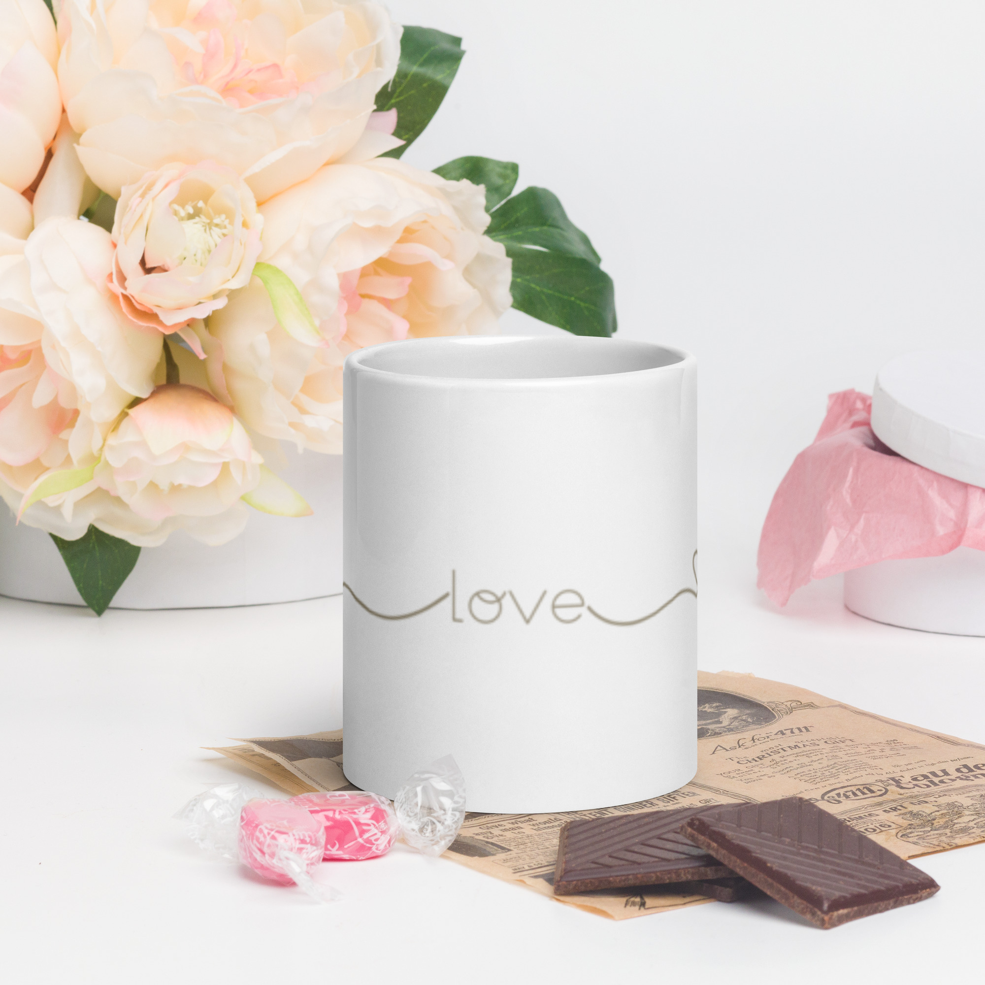 TLC Love - White glossy mug - Image 9