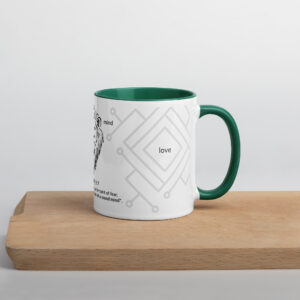 Lion Tribe 2 Tim 1:7 - Mug with Color Inside - Image 12