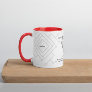 Lion Tribe 2 Tim 1:7 - Mug with Color Inside - Image 8