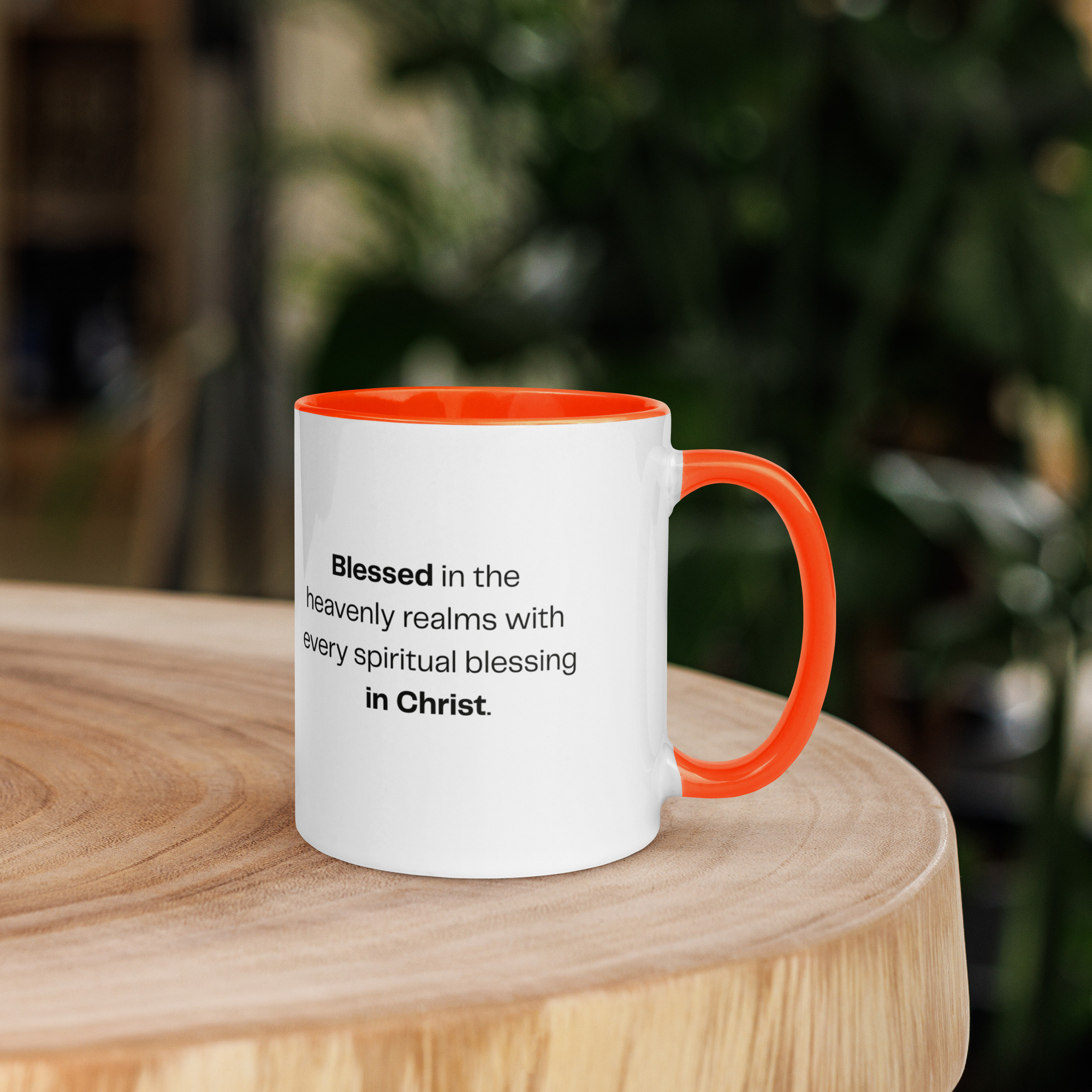 TLC Blessed Beyond Measure Eph 1:3 - Mug with Color Inside - Image 27