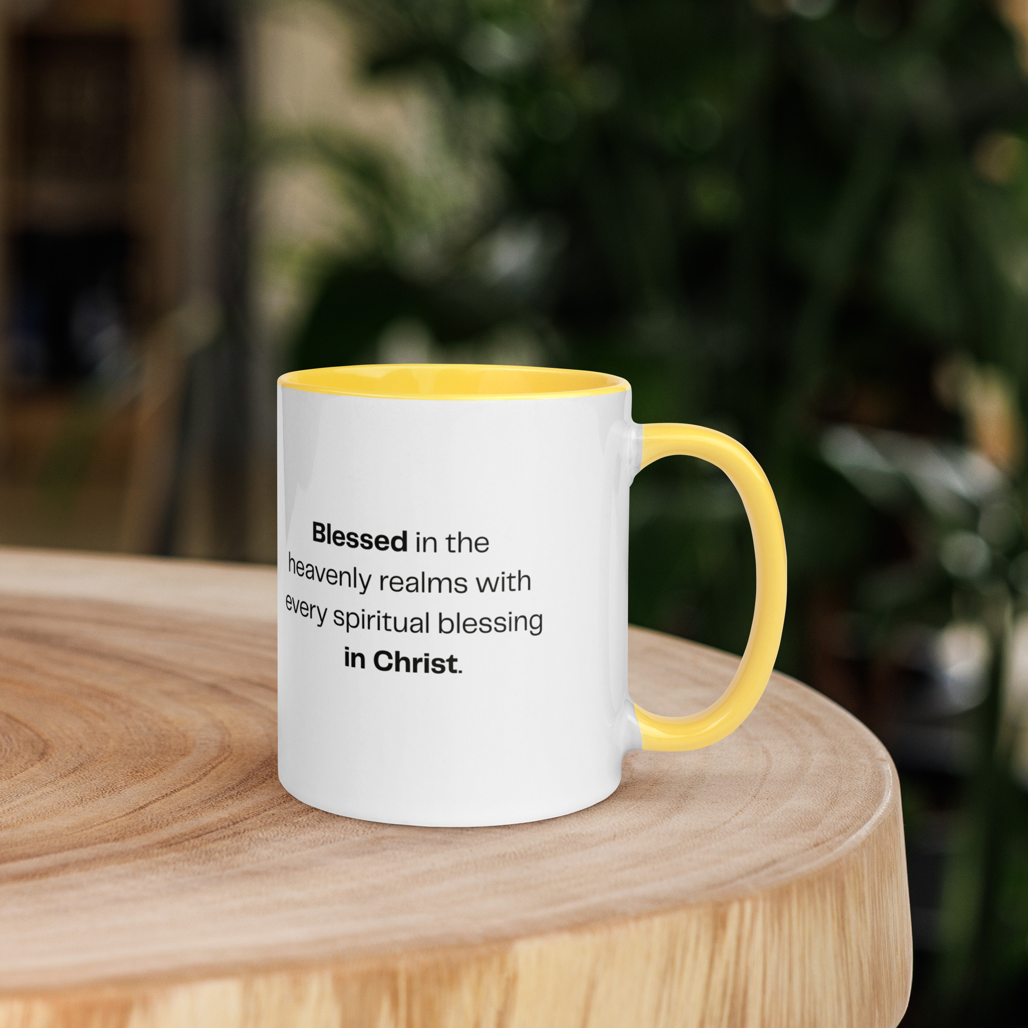 TLC Blessed Beyond Measure Eph 1:3 - Mug with Color Inside - Image 48