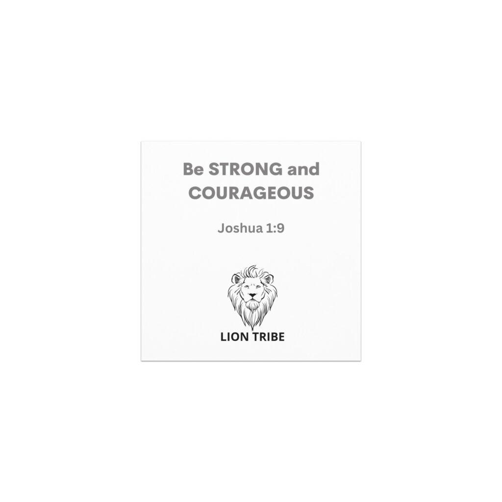 TLC Word of God : Joshua 1:9 - Car magnets