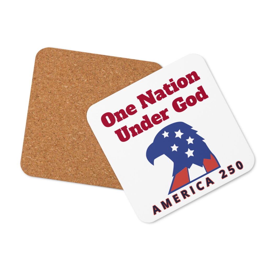 TLC Gifts: AMERICA 250 - Cork-back coaster