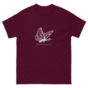 TLC Word of God : 2 Cor.5:17 (Butterfly) Unisex classic tee