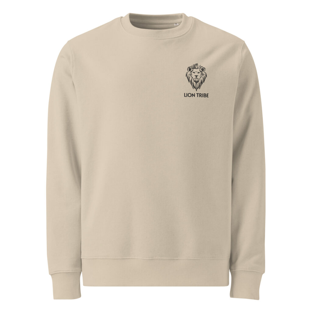 TLC: Lion Tribe Unisex organic sweatshirt