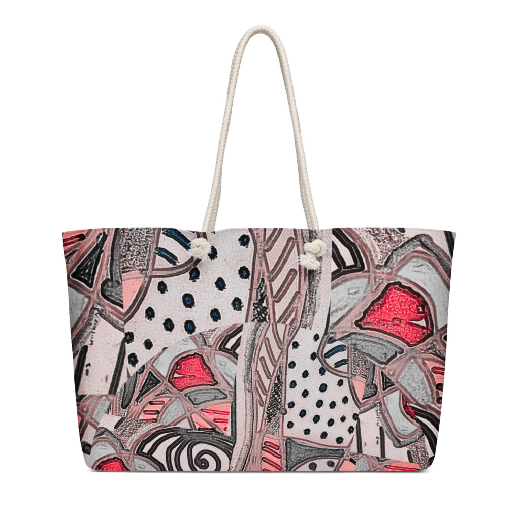 ZayinArt Abstract1 - Oversized weekender bag
