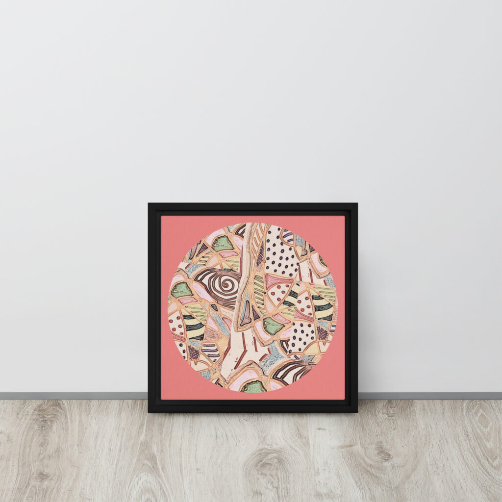 ZayinArt Abstract3 - Framed canvas