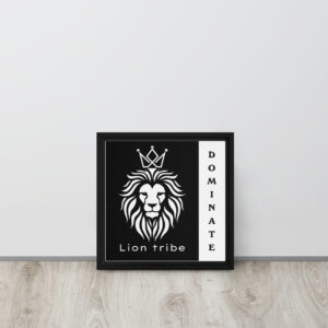 TLC Lion Tribe - Framed canvas