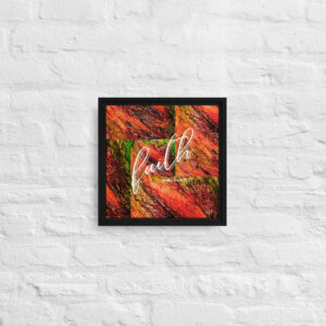 ZayinArt Word Faith Hebrew11:1 - Framed canvas
