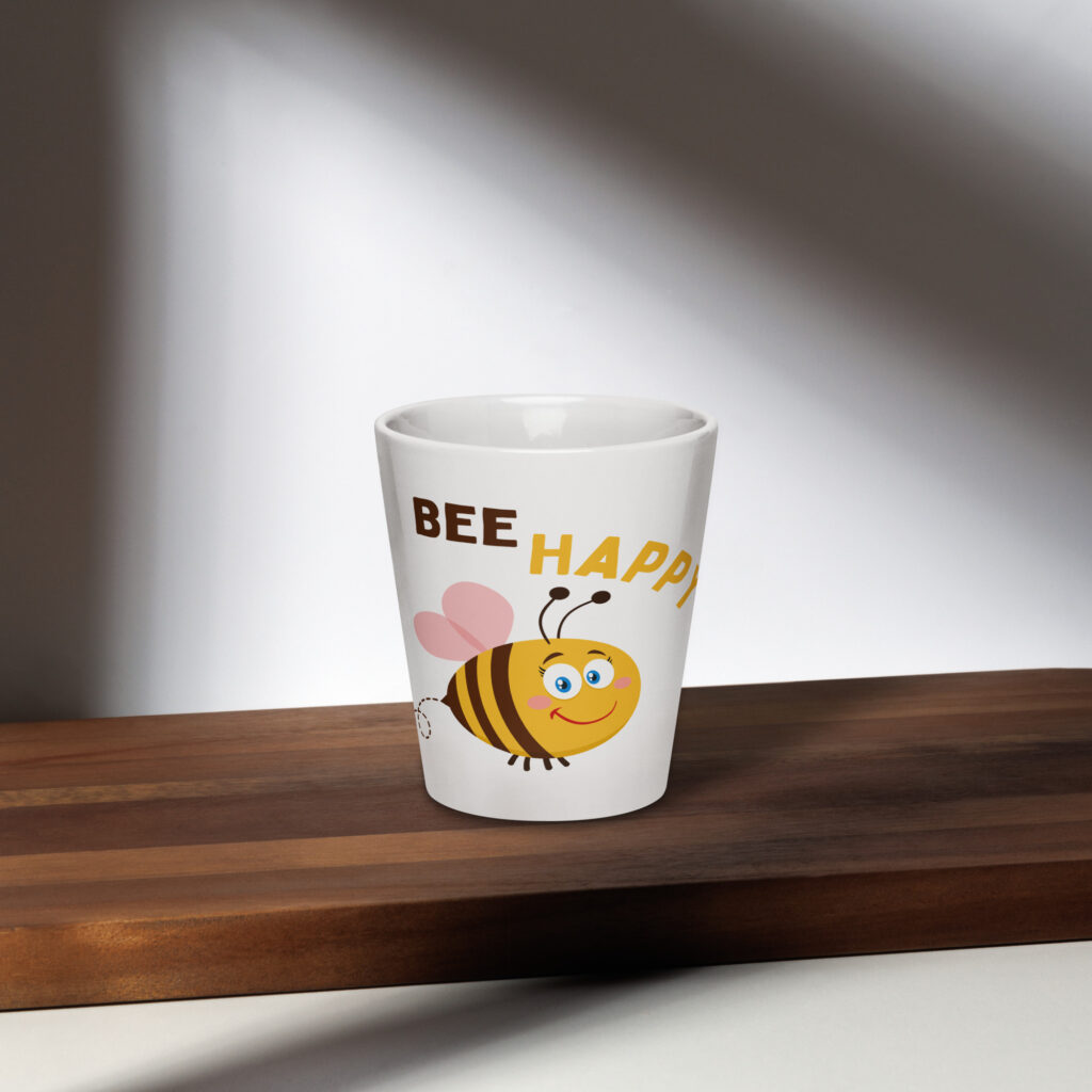 TLC Bee Happy - Latte mug