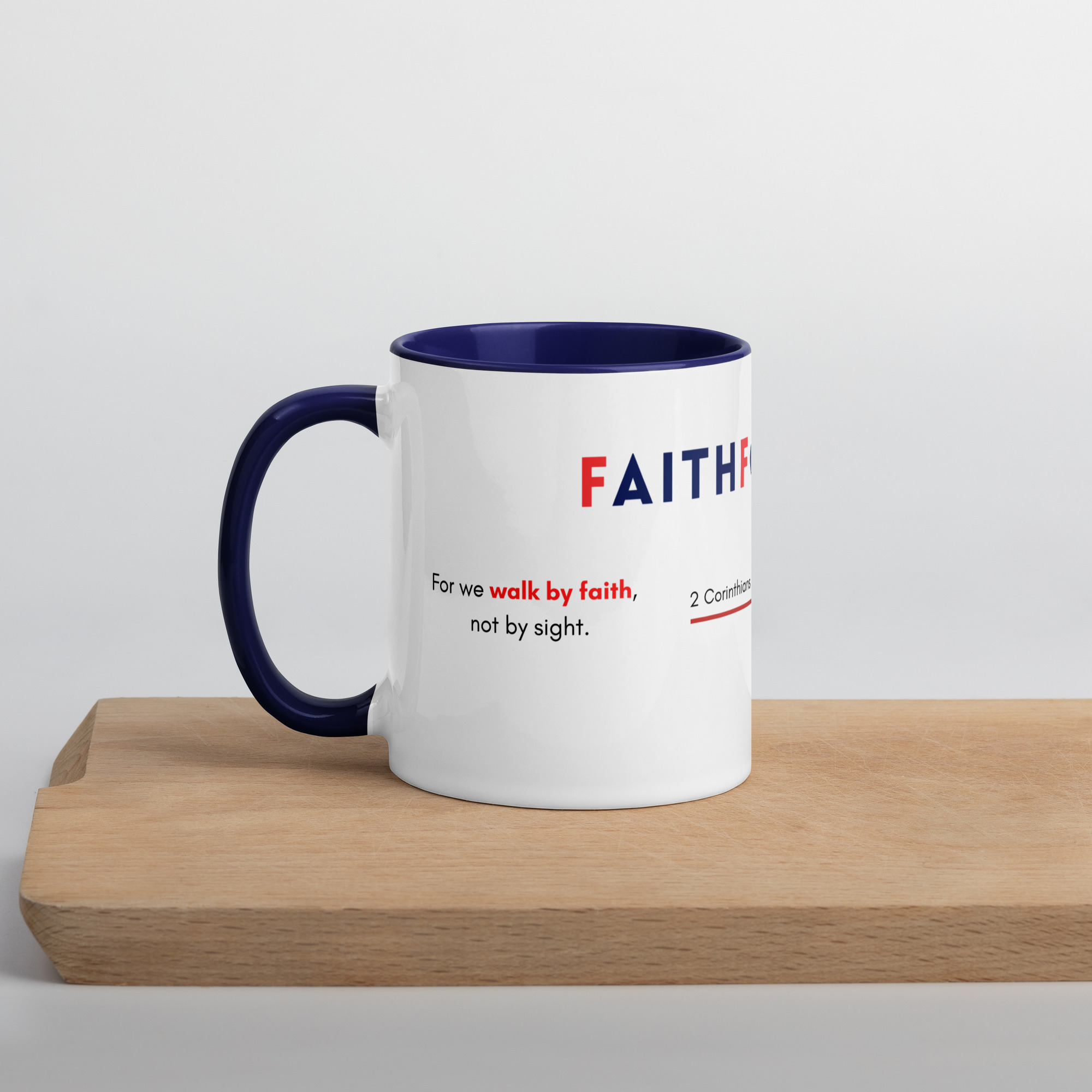 TLC FaithForward 2 Cor 5v7 - Mug with Color Inside - Image 3