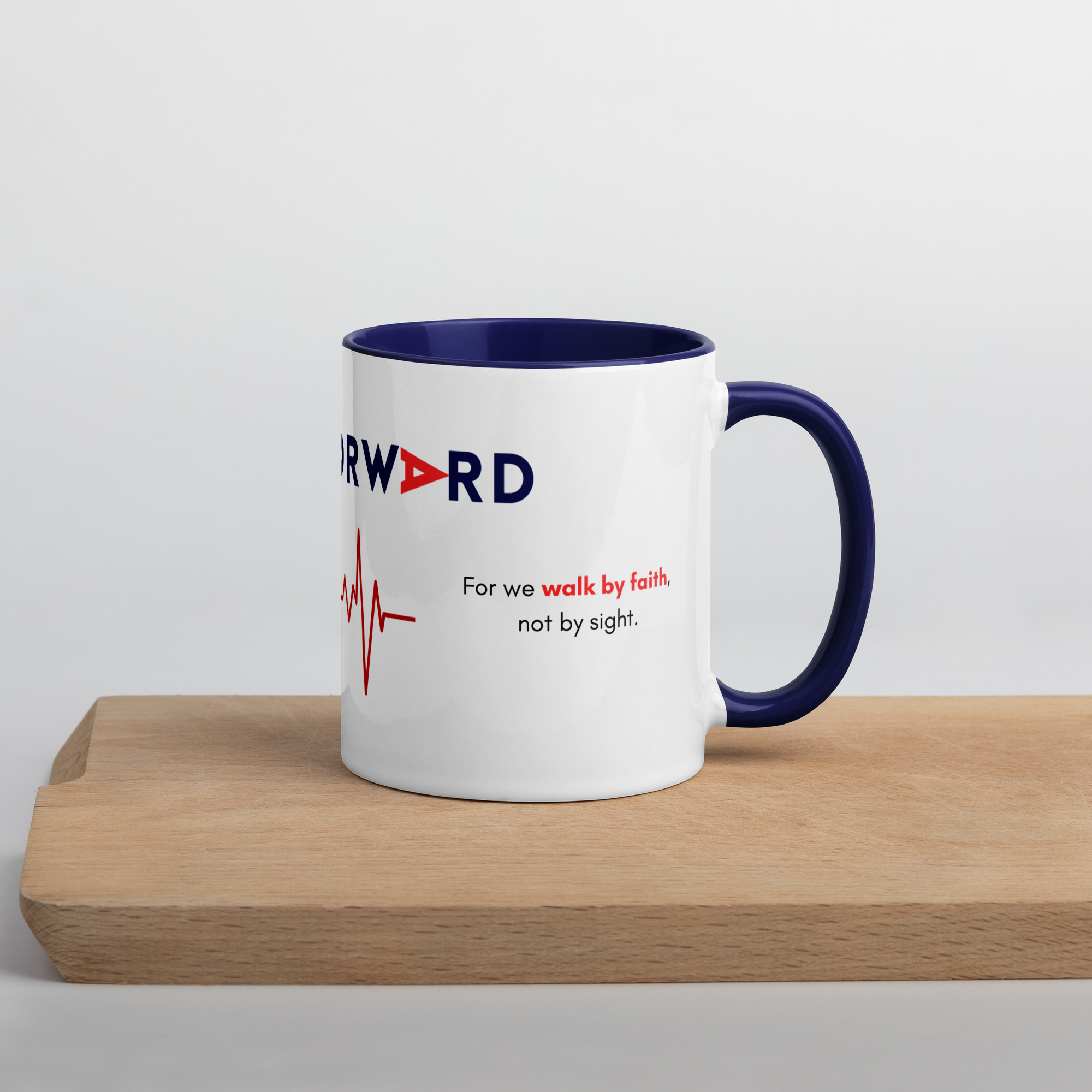 TLC FaithForward 2 Cor 5v7 - Mug with Color Inside - Image 4