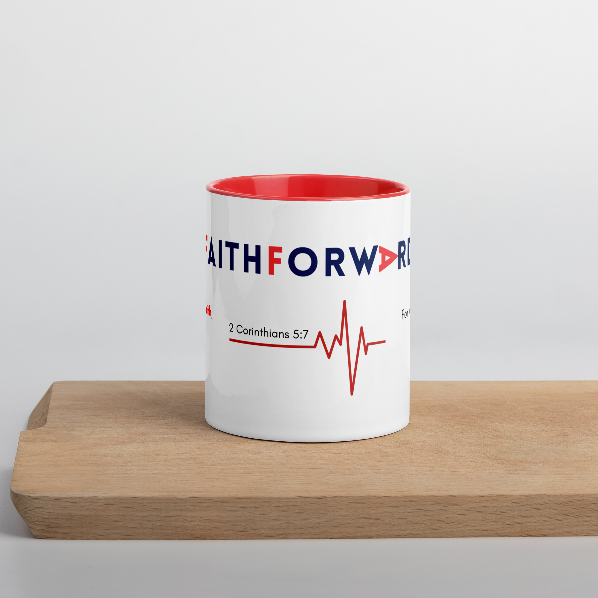 TLC FaithForward 2 Cor 5v7 - Mug with Color Inside