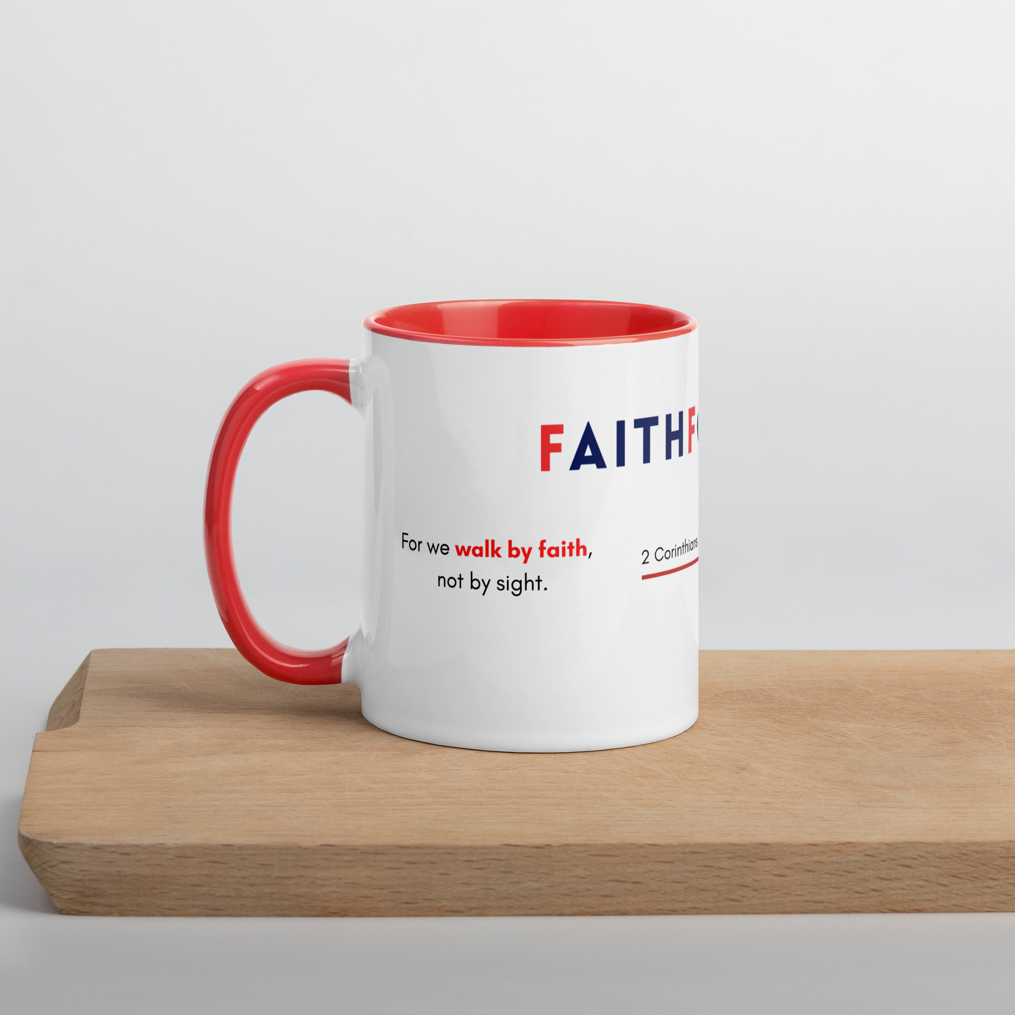 TLC FaithForward 2 Cor 5v7 - Mug with Color Inside - Image 5